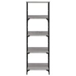 vidaXL Bibliothèque sonoma gris 50x33x153 cm bois d'ingénierie
