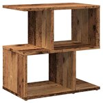 vidaXL Table de chevet vieux bois 50x30x51 5 cm bois d'ingénierie