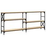 vidaXL Table console chêne sonoma 180x29x76 5 cm bois d'ingénierie