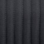 vidaXL Chaises à manger lot de 2 noir tissu