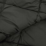 vidaXL Duvet d'été simple Anthracite 200 x 155 cm Microfibre