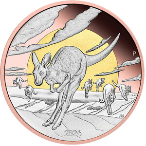 Monnaie KANGAROO Wonders of Australia 5 Oz Argent 8$ Australia 2026