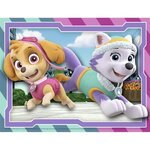 Pat' patrouille puzzle 30 pieces - stella et everest - nathan - puzzle enfant + poster - des 4 ans