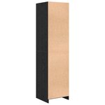 vidaXL Armoire Chêne noir 50 x 50 x 200 cm Bois d'ingénierie