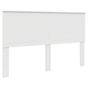 vidaXL Tête de lit Blanc Brillant 160 cm Bois d'ingénierie