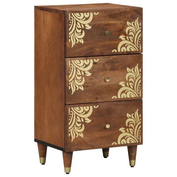 vidaXL Buffet Marron miel Bois massif 40 x 33 x 75 cm Buffet