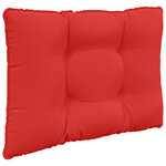 vidaXL Coussin de canapé d'extérieur 2 Pièces Rouge Polyester