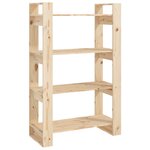 vidaXL Bibliothèque/Séparateur de pièce 80x35x125 cm Pin massif
