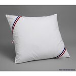 2 oreillers 60 x 60 cm + 2 protège oreillers imperméable 60 x 60 cm - Garnissage 100  polyester