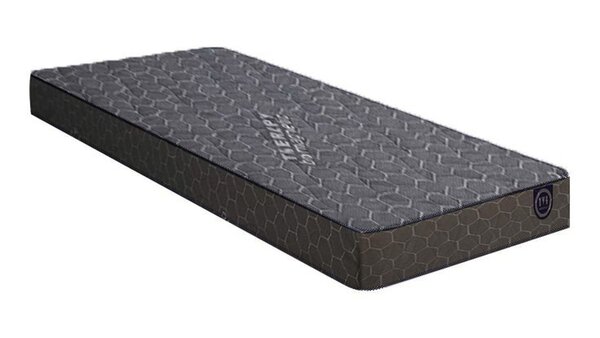 Matelas mousse 140 x 190 x 25 cm - Gris