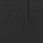 vidaXL Armoire de rangement Noir 60x35x56 cm Acier