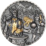 Pièce de monnaie en Argent 100 Dollars g 1000 (1 Kg) Millésime 2026 Steampunk CARNIVAL (PRÉCOMMANDE)