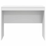 vidaXL Bureau Blanc 100 x 50 x 76 cm Bois d'ingénierie