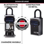 Boîte à clé à anse connectée Bluetooth ou combinaison