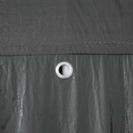 vidaXL Tente de fête Anthracite et blanc 400 x 400 x 266 cm