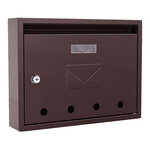 Rottner imola  boîte aux lettres marron