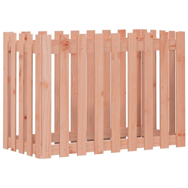 vidaXL Lit surélevé de jardin design de clôture bois douglas massif
