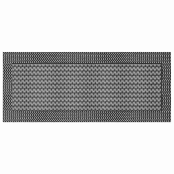 vidaXL Tapis d'extérieur ARAKIL Noir et gris 250 x 600 cm PP