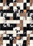 Tapis d'intérieur Patchwork CUBE 50 x 80 cm - Marron