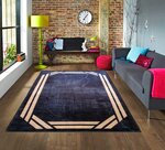 Tapis d'intérieur REBELLE 120 x 180 cm - Noir
