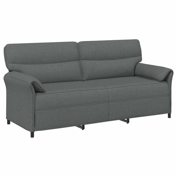 vidaXL Canapé 100 polyester cadre en métal MDF Contreplaqué