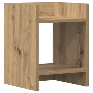 vidaXL Support de Plante Chêne artisanal 30 x 30 x 40 cm