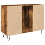 vidaXL Armoire de salle de bain vieux bois 80x33x60 cm bois ingénierie