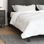 vidaXL Couettes & Duvets Blanc 260 x 220 cm Microfibre