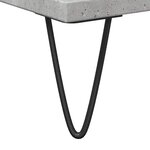 vidaXL Armoire de bain gris béton 58x33x60 cm bois d'ingénierie