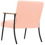 vidaXL fauteuil Rose 59 x 75 x 78 cm
