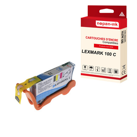 Nopan-ink - x1 cartouche lexmark 108 xl 108xl compatible