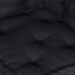 3 poufs modulaires vidaXL en tissu anthracite