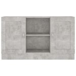 vidaXL Buffet Gris béton 120x30 5x70 cm Bois d'ingénierie