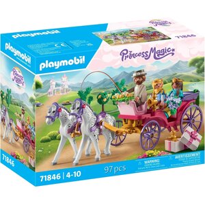 PLAYMOBIL 71846 - Calèche avec couple princier  cocher et cadeau