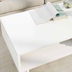vidaXL Table basse Blanc 100 x 46 x 35 cm Bois d'ingénierie