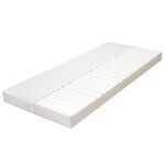 vidaXL Matelas 120 x 200 cm 7 zones Mousse PU 10 cm H2 H3