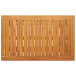 vidaXL Table de jardin pliante Rectangulaire 100x55x75 cm Bois massif Acacia