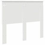 vidaXL Tête de lit avec tête de lit Blanc 135 cm Bois d'ingénierie