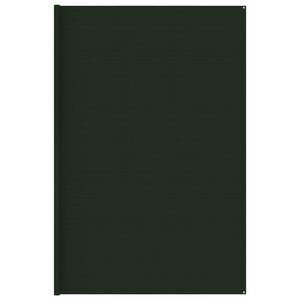 vidaXL Tapis de tente 400x600 cm Vert foncé