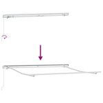 vidaXL Auvent Blanc 300 x 250 x 165 cm Polyester