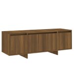 vidaXL Meuble TV Chêne marron 120x30x40 5 cm Bois d'ingénierie