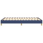 vidaXL Cadre de lit Bleu 120 x 200 cm Tissu