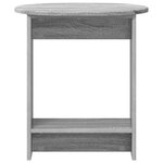 vidaXL Table d'appoint Sonoma gris 50 x 39 5 x 55 cm Bois d'ingénierie