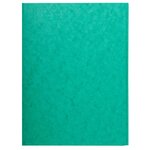 Chemise Simple Sans Élastique Avec 3 Rabats Carte Lustrée 400gm2 - A4 - Vert - X 25 - Exacompta