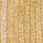 Tapis coton réversible - jaune et beige - 80 x 140 cm