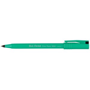 Roller encre ball pentel r50a recycology noir à l'unité x 12 pentel