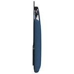 vidaXL Tête de lit suspendue Bleu Tissu