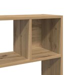 vidaXL Bibliothèque/Séparateur de pièce chêne artisanal 105x24x102 cm