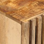vidaXL Tables de chevet 2 Pièces 40x34x46 cm bois massif de manguier brut