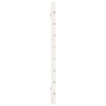 vidaXL Tête de lit murale Blanc 126x3x63 cm Bois massif de pin